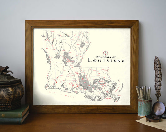 Louisiana Map