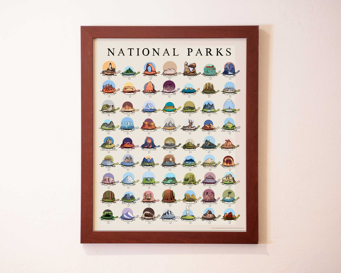 National Parks Poster (Check Off)