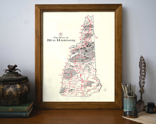New Hampshire Map