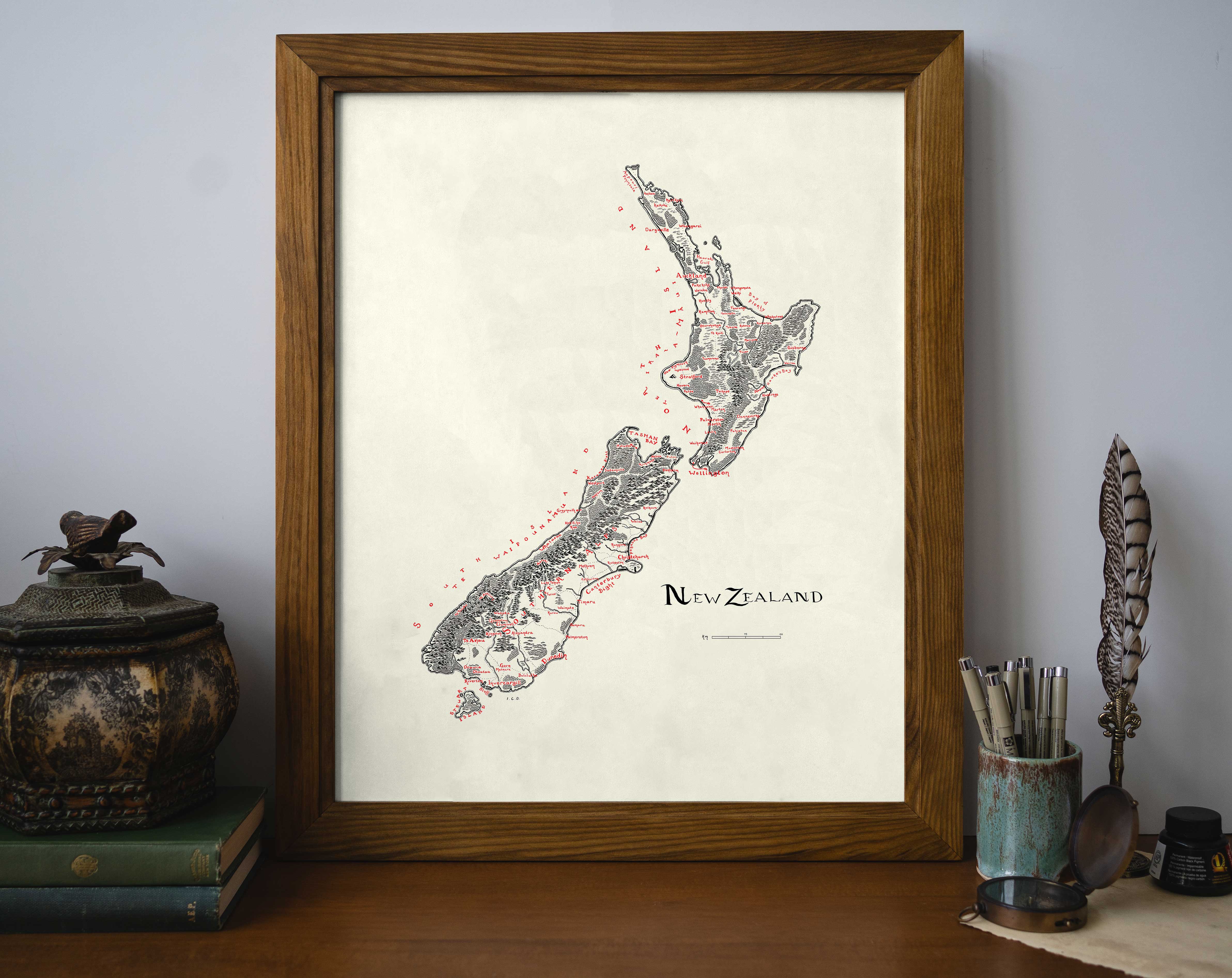 New Zealand Map – Lord of Maps
