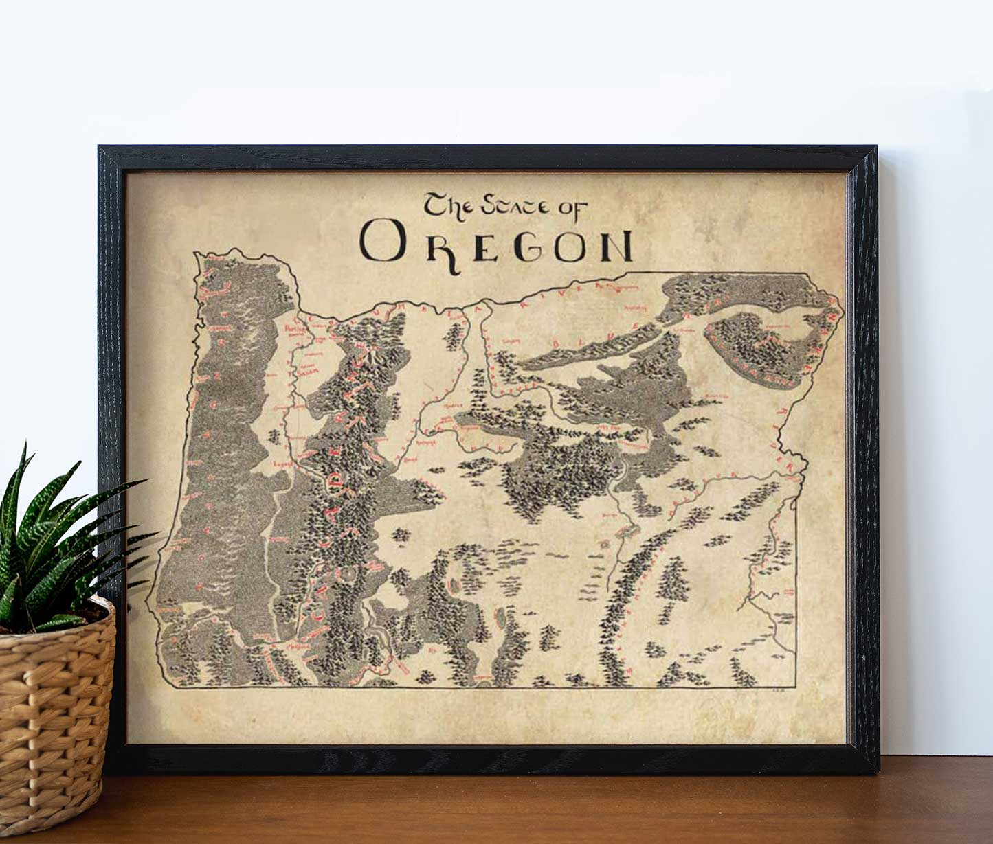 Oregon Map