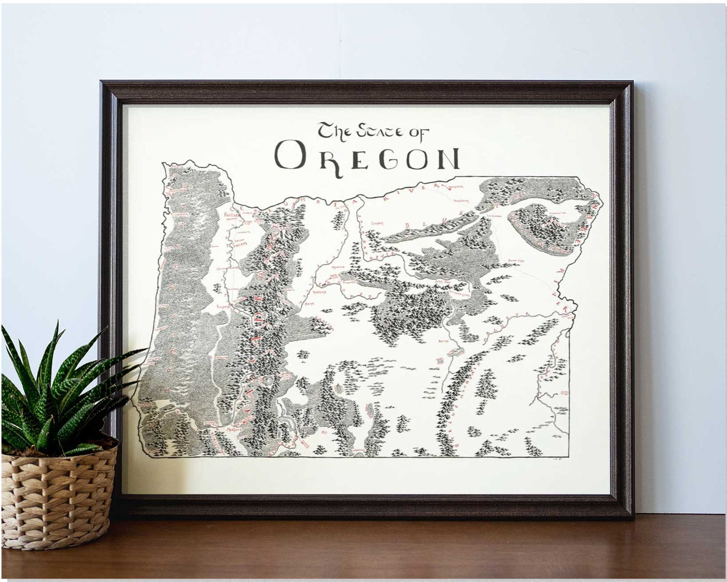 Oregon Map