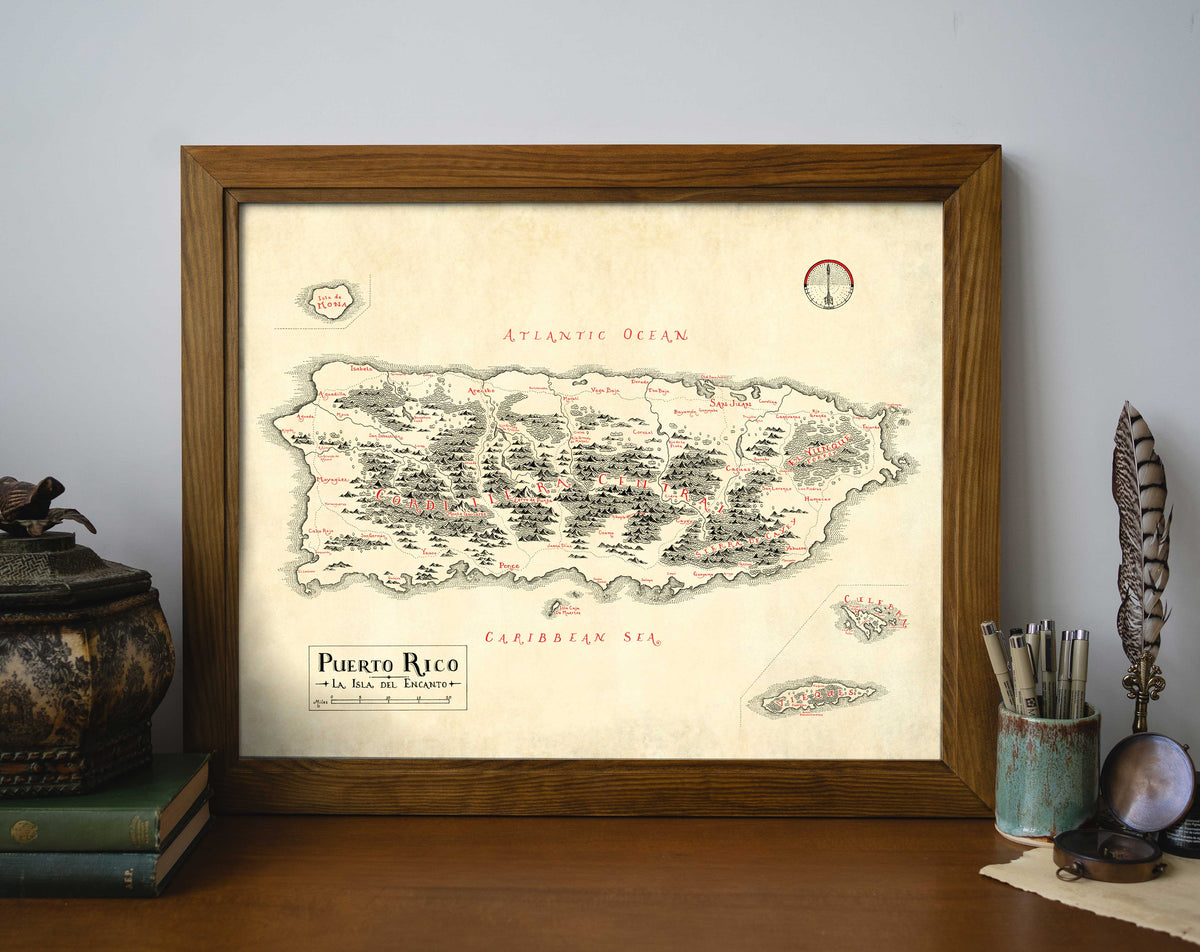 Puerto Rico Map – Lord of Maps