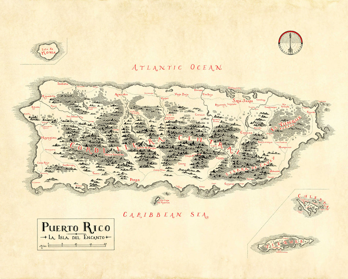 Puerto Rico Map – Lord of Maps