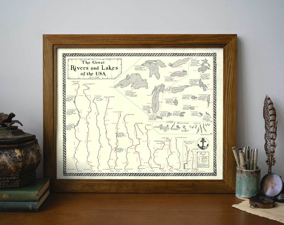 Rivers and Lakes Map – Lord of Maps