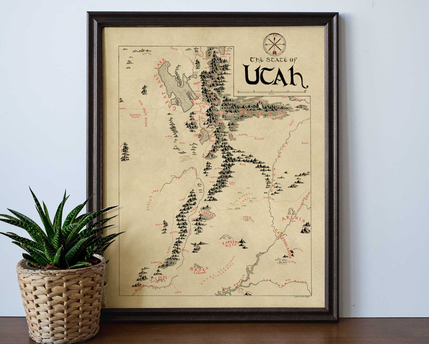 Utah Map (New Updated Version)