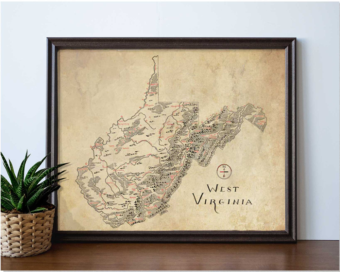 West Virginia Map