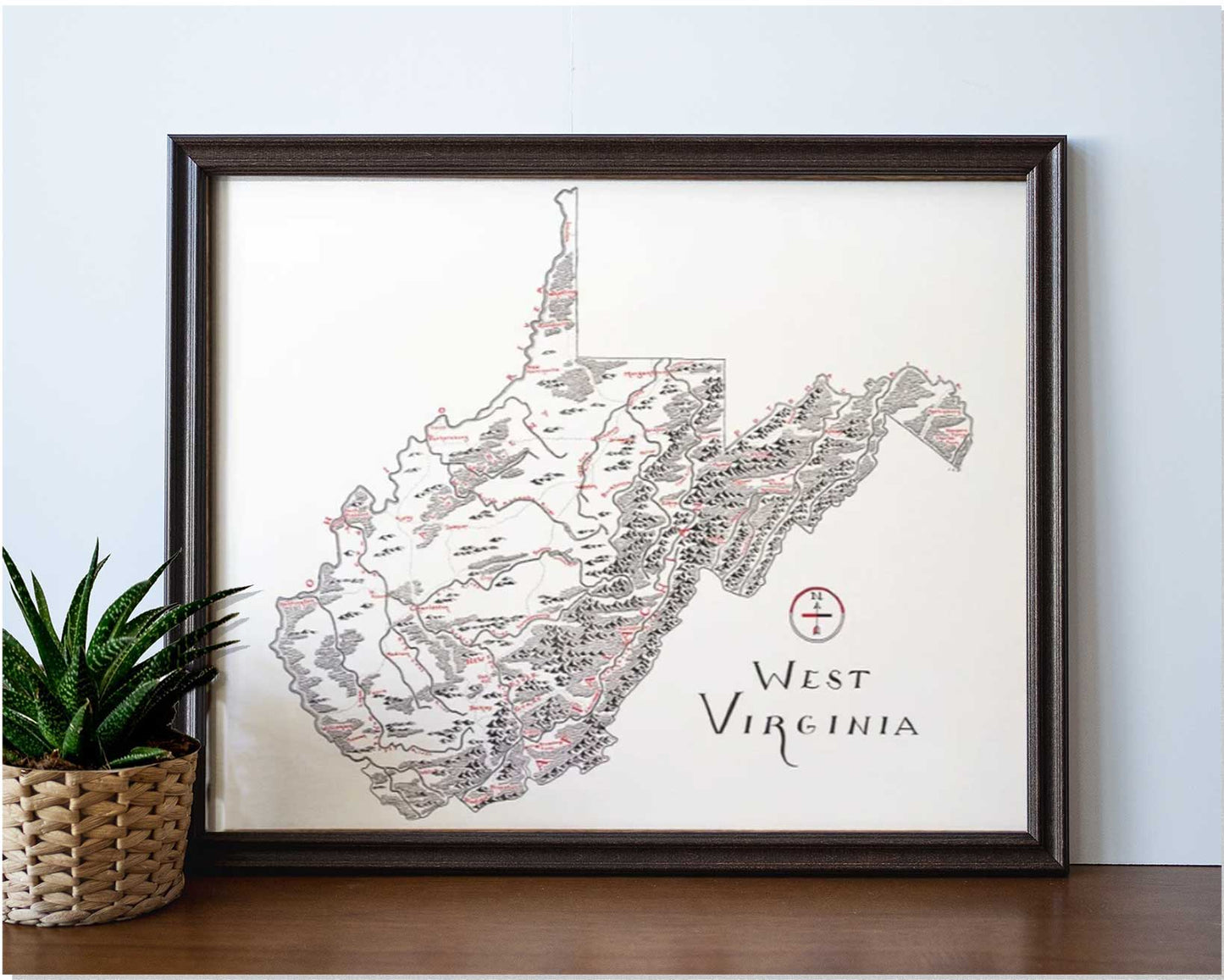 West Virginia Map