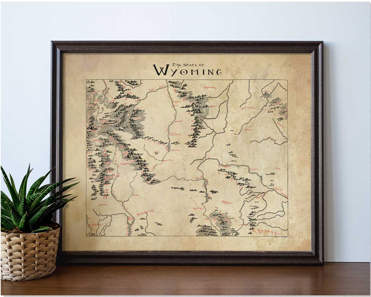 Wyoming Map