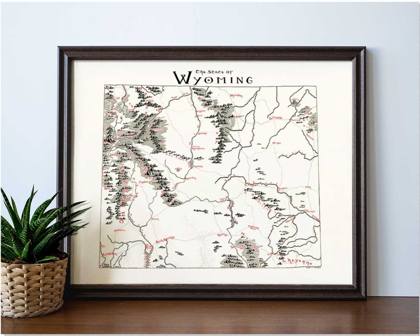 Wyoming Map