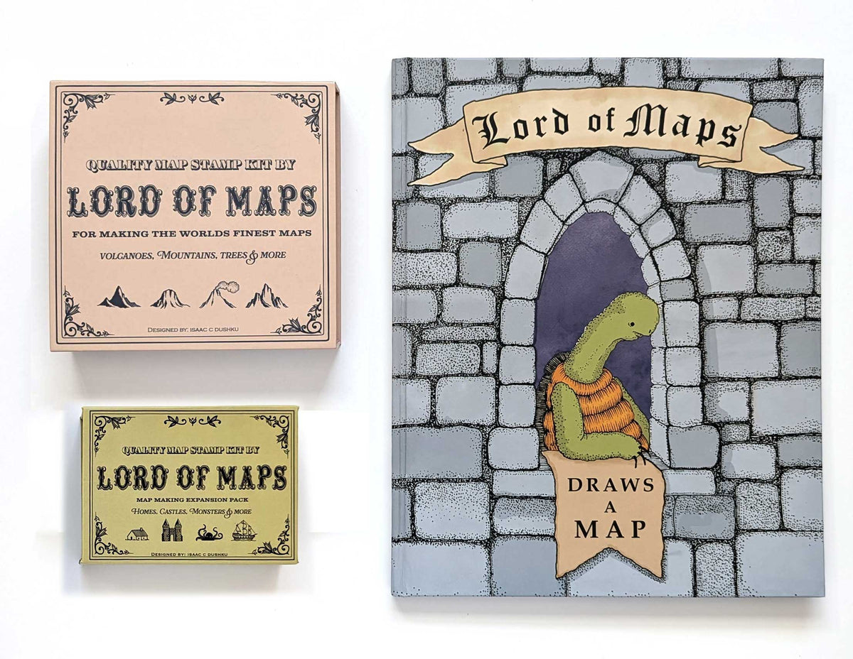 Castle Pack Map Making Stamp Kit (18 Pieces) NEW – Lord of Maps