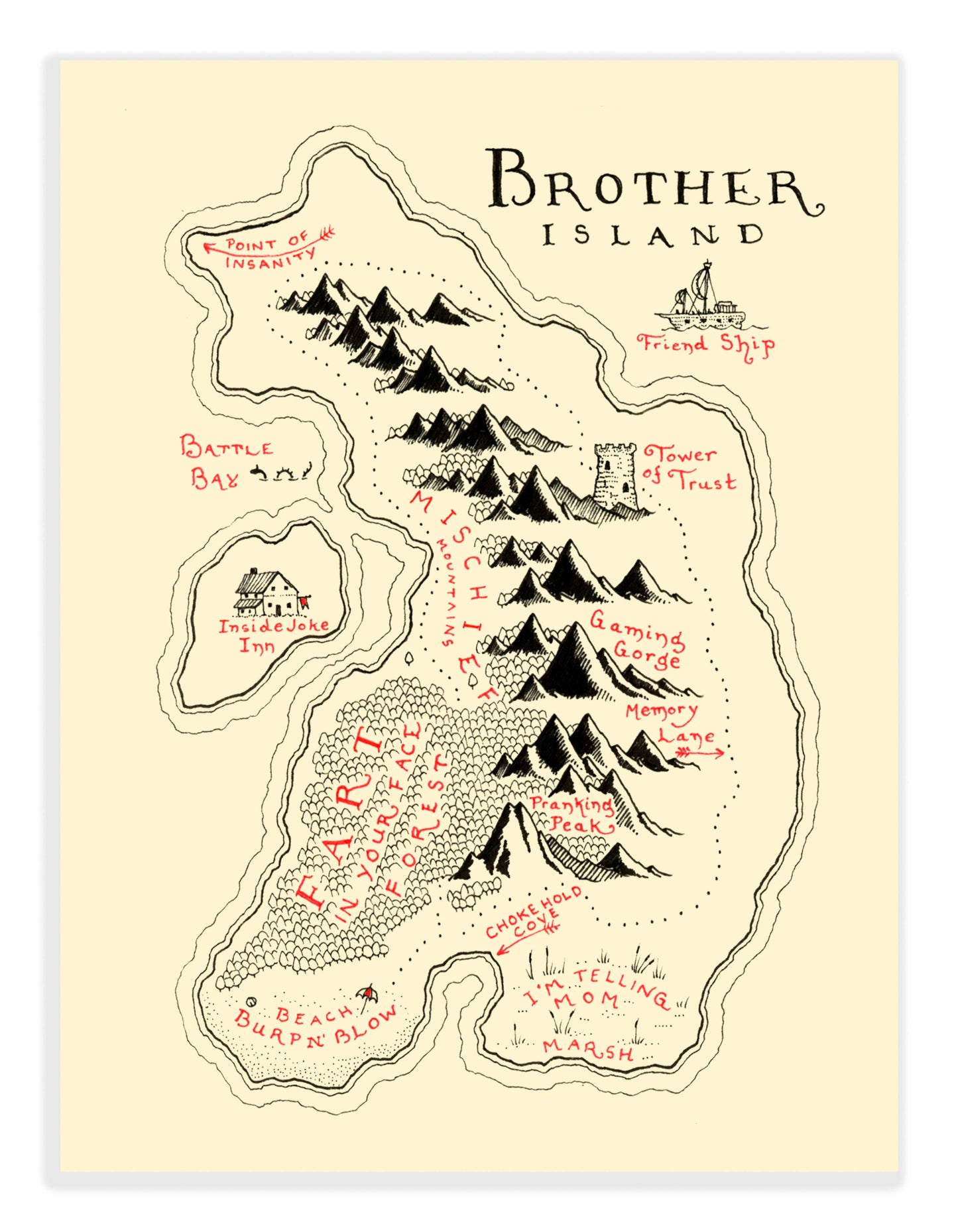 Brother Card "Brother Island"