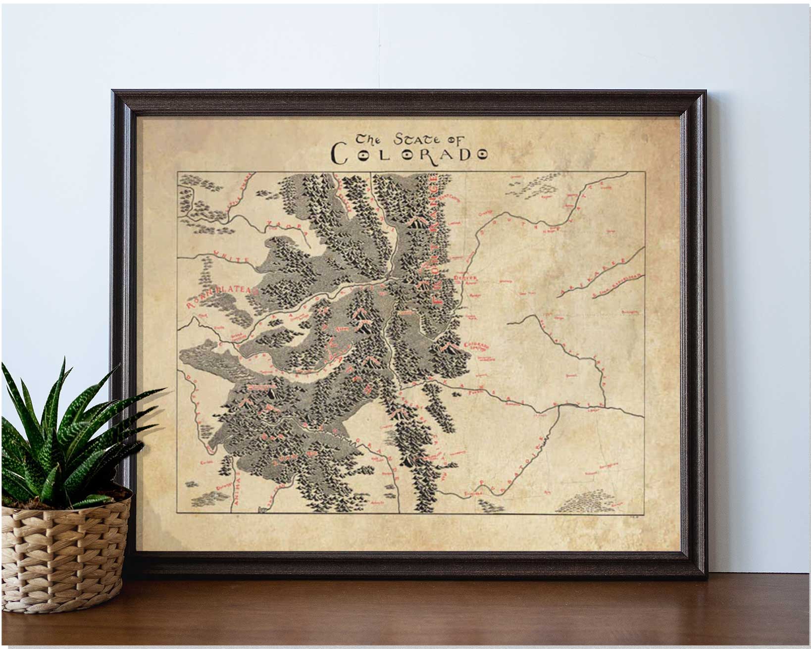 LOTR Colorado Map