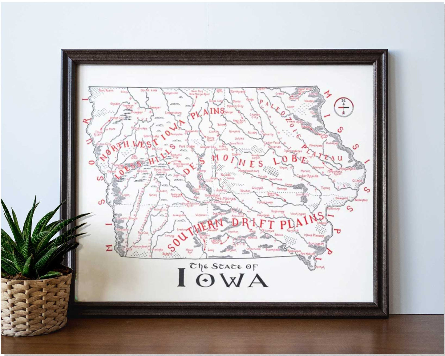 Iowa Map