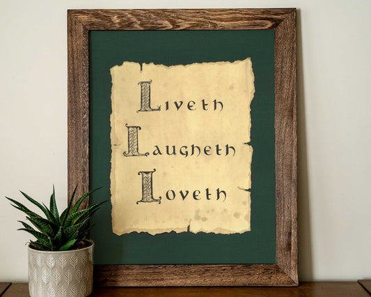 Liveth Laugheth Loveth *Pre Order*