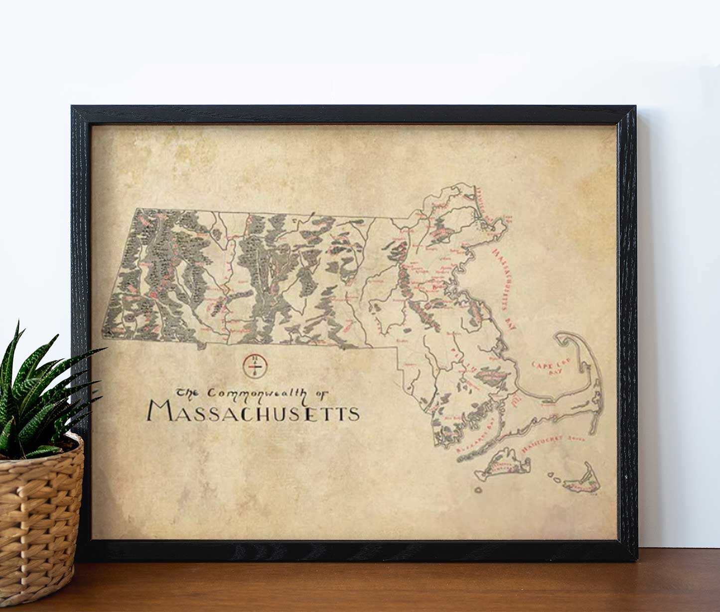 Massachusetts Map