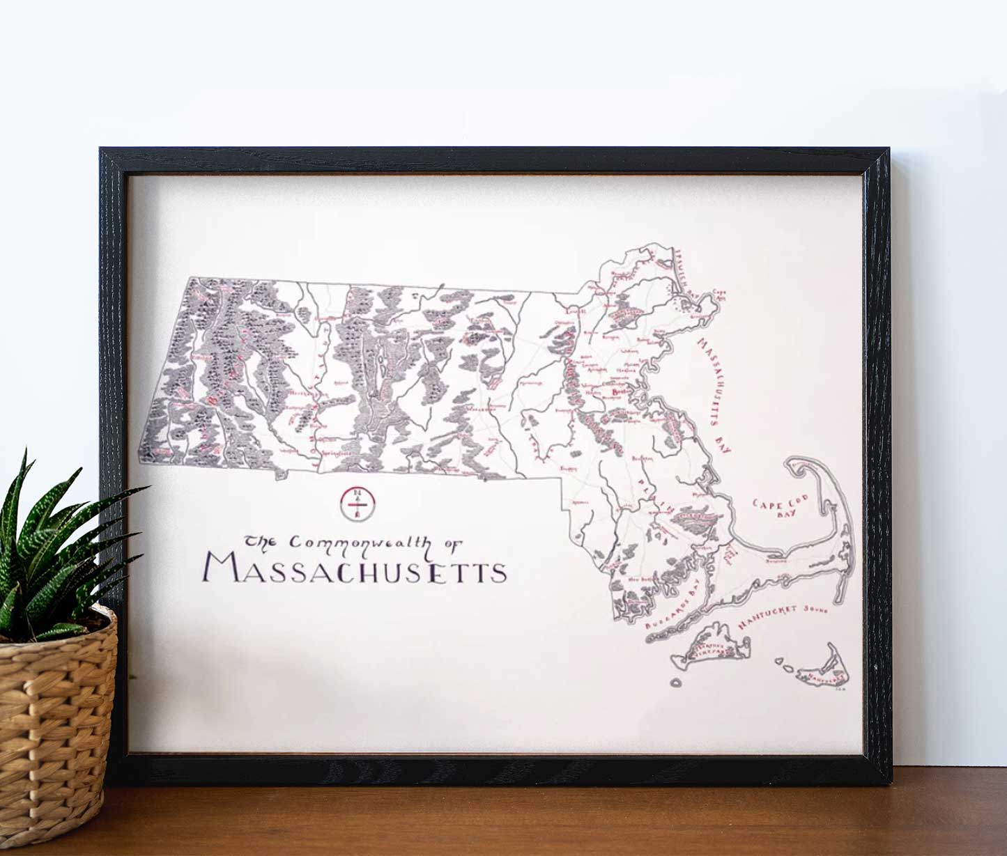 Massachusetts Map