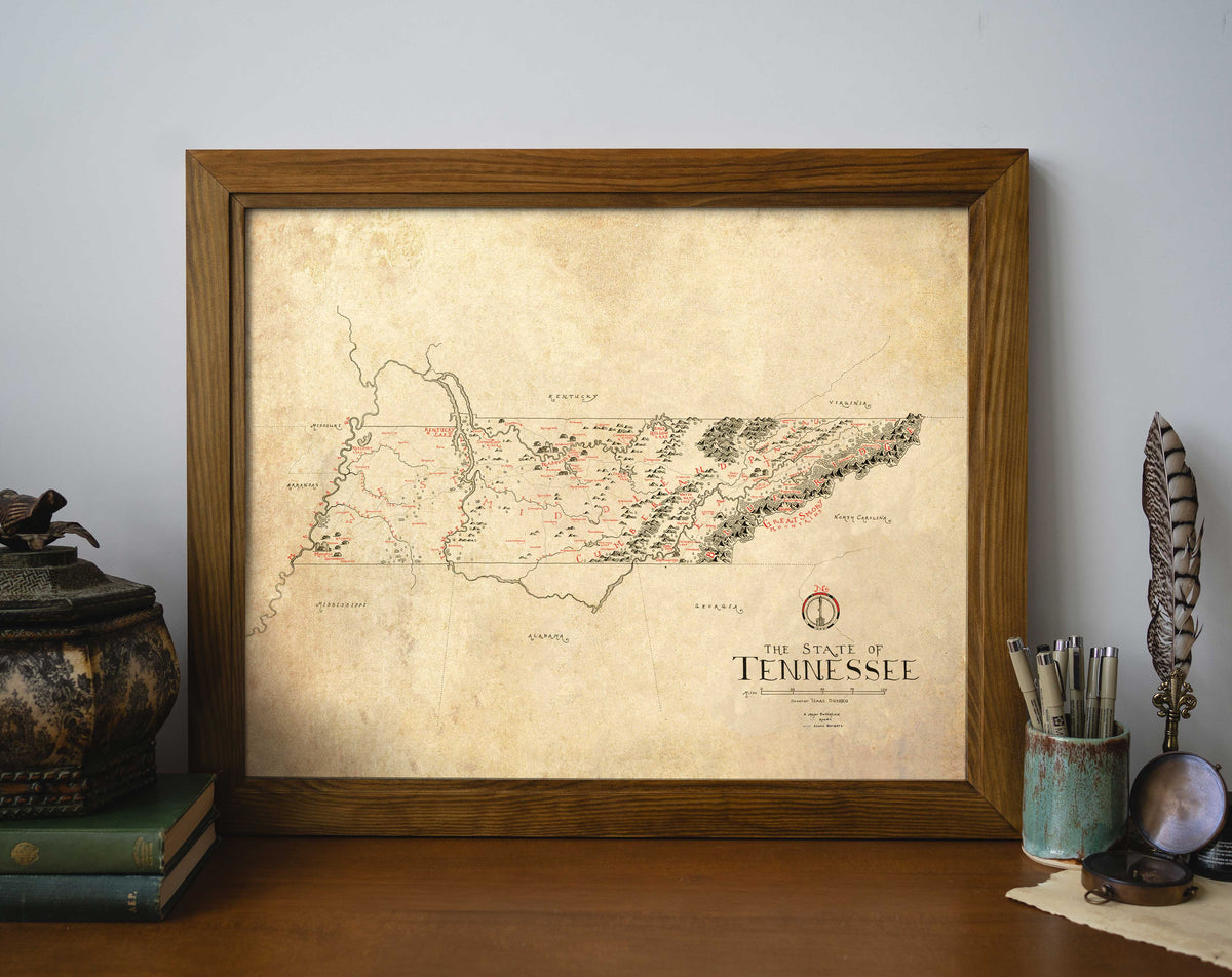 tennessee map