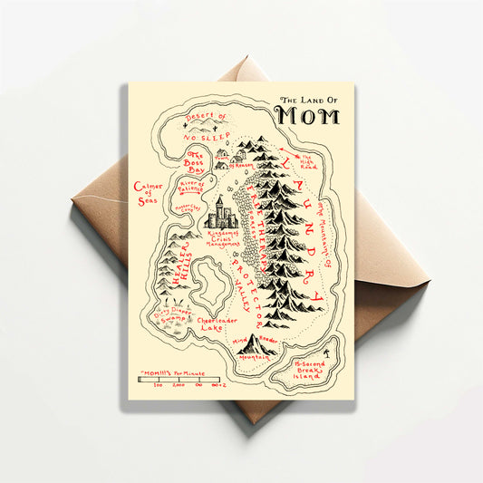 Mother's Day Card "The Land of MOM"
