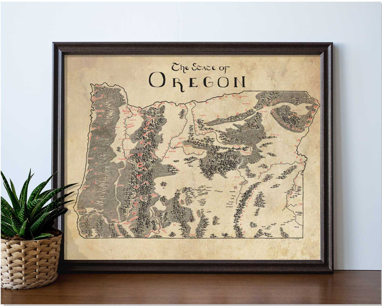 Oregon Map