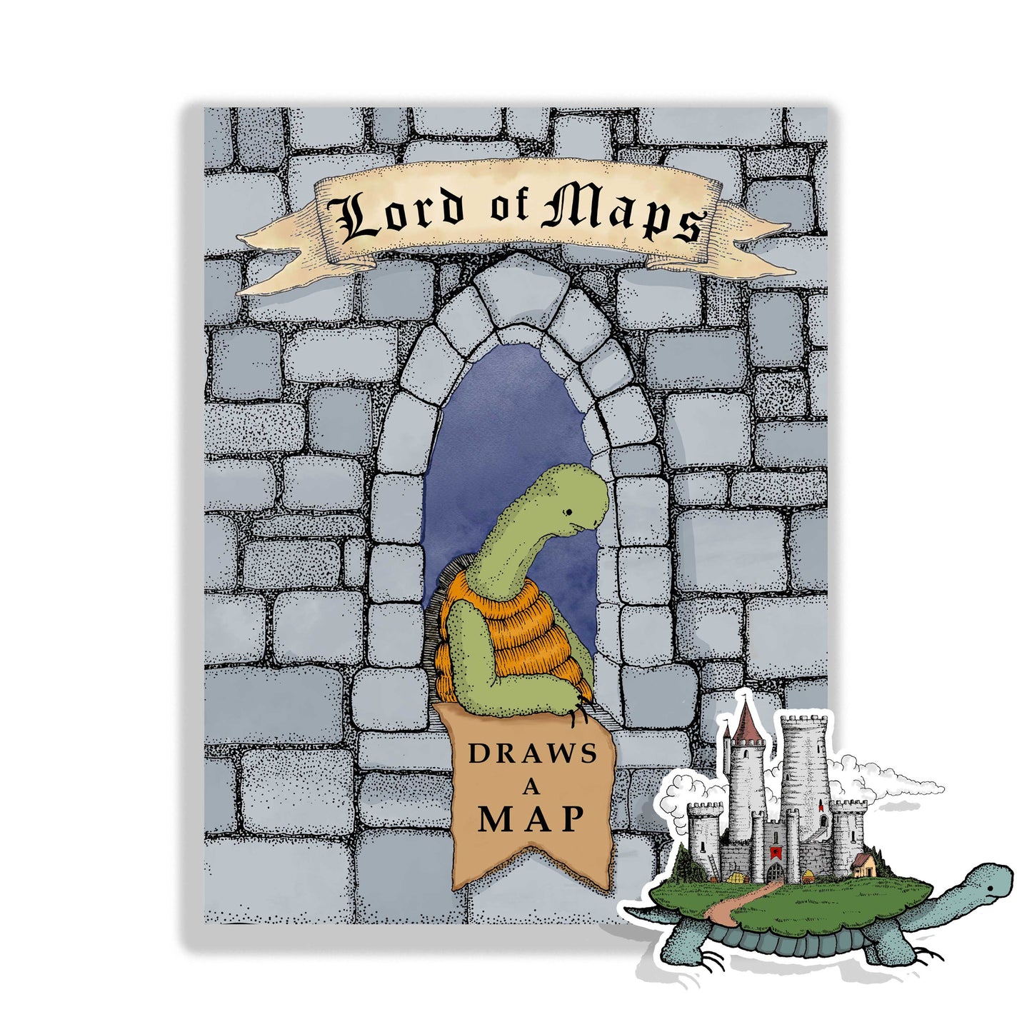 Lord of Maps: Draws a Map BOOK