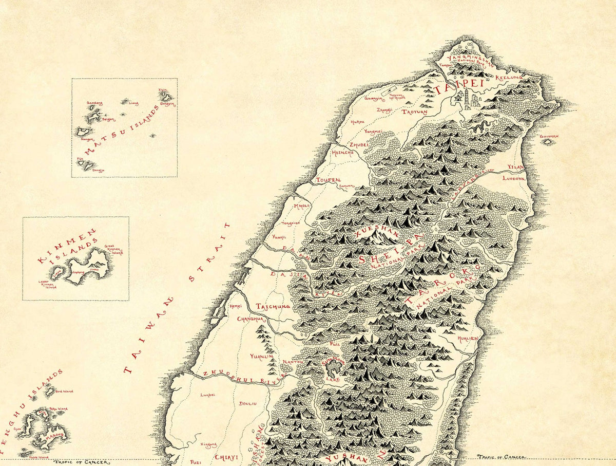 Taiwan Inventec Map Taiwan Map **Pre Order** – Lord of Maps