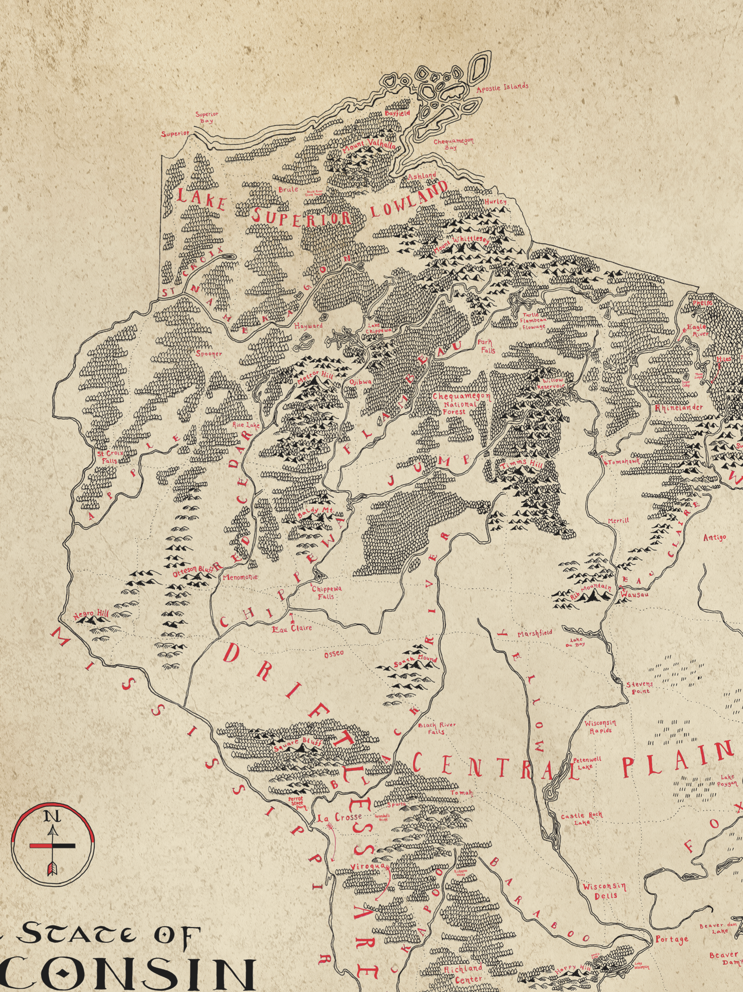 Wisconsin Map