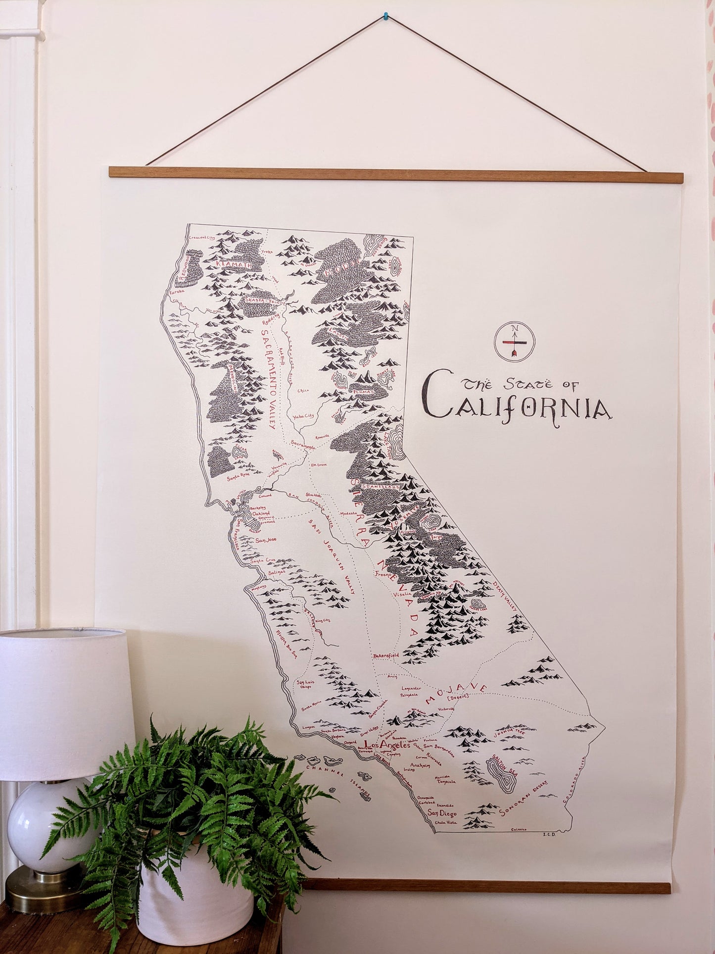 Oversized Canvas Maps