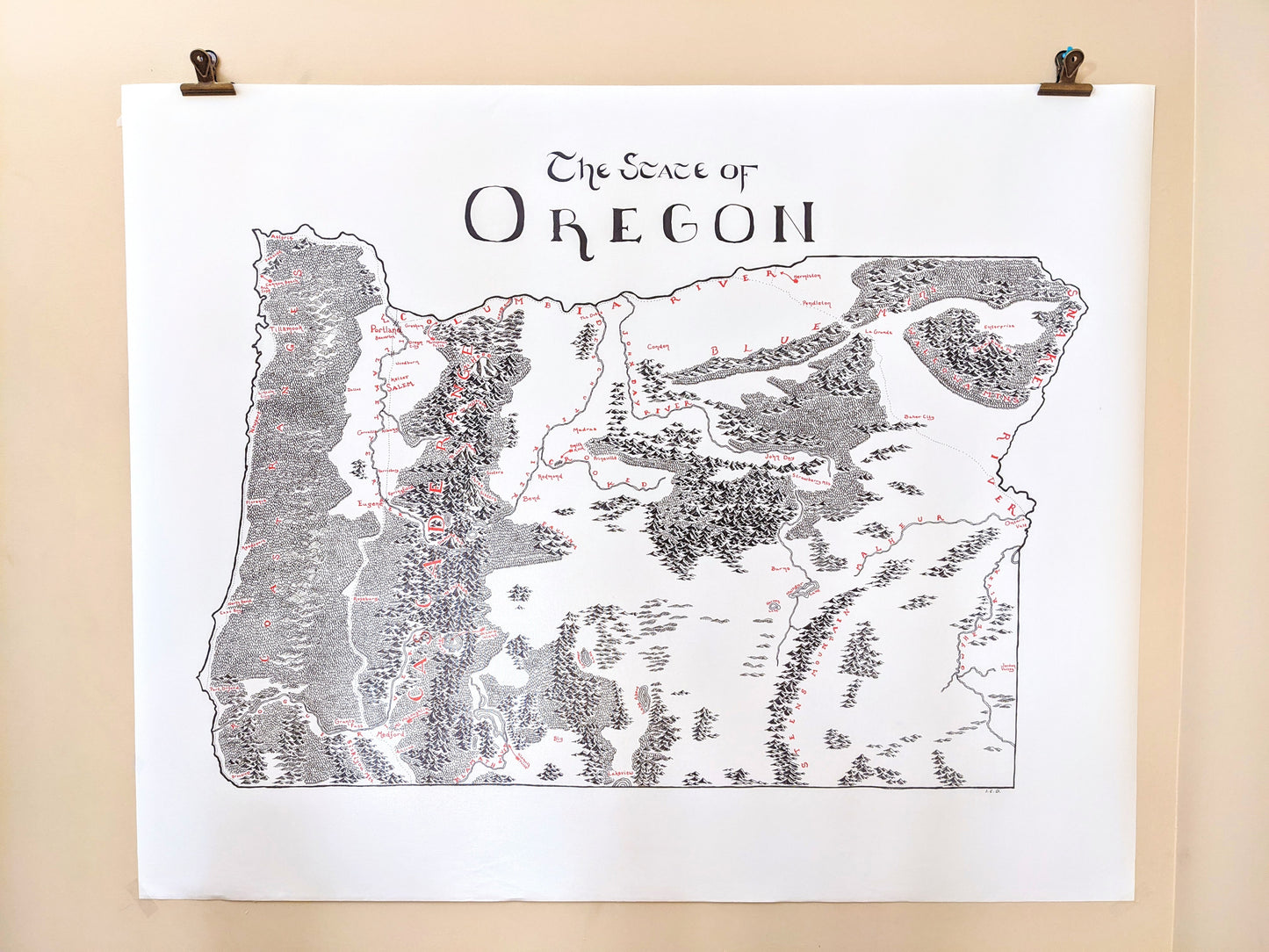 Oversized Canvas Maps