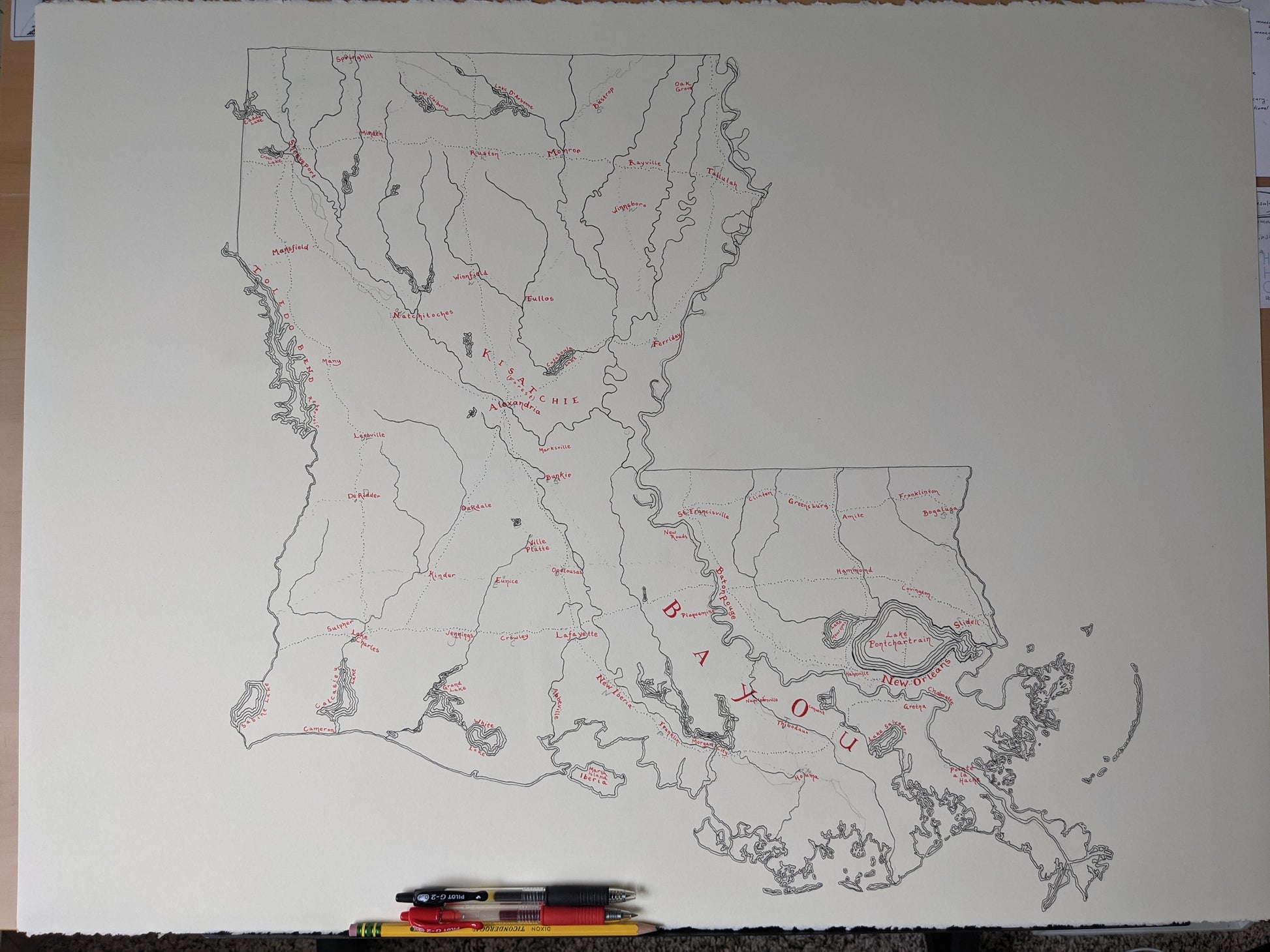 Louisiana Map – Lord of Maps