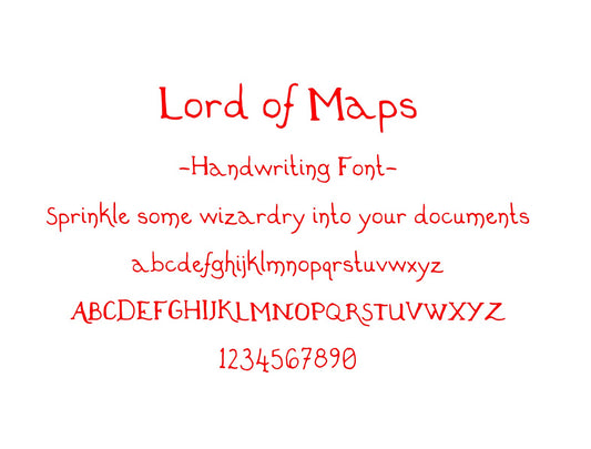 Lord of Maps Custom Font Download