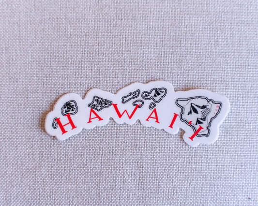 Hawaii Sticker 4-Pack