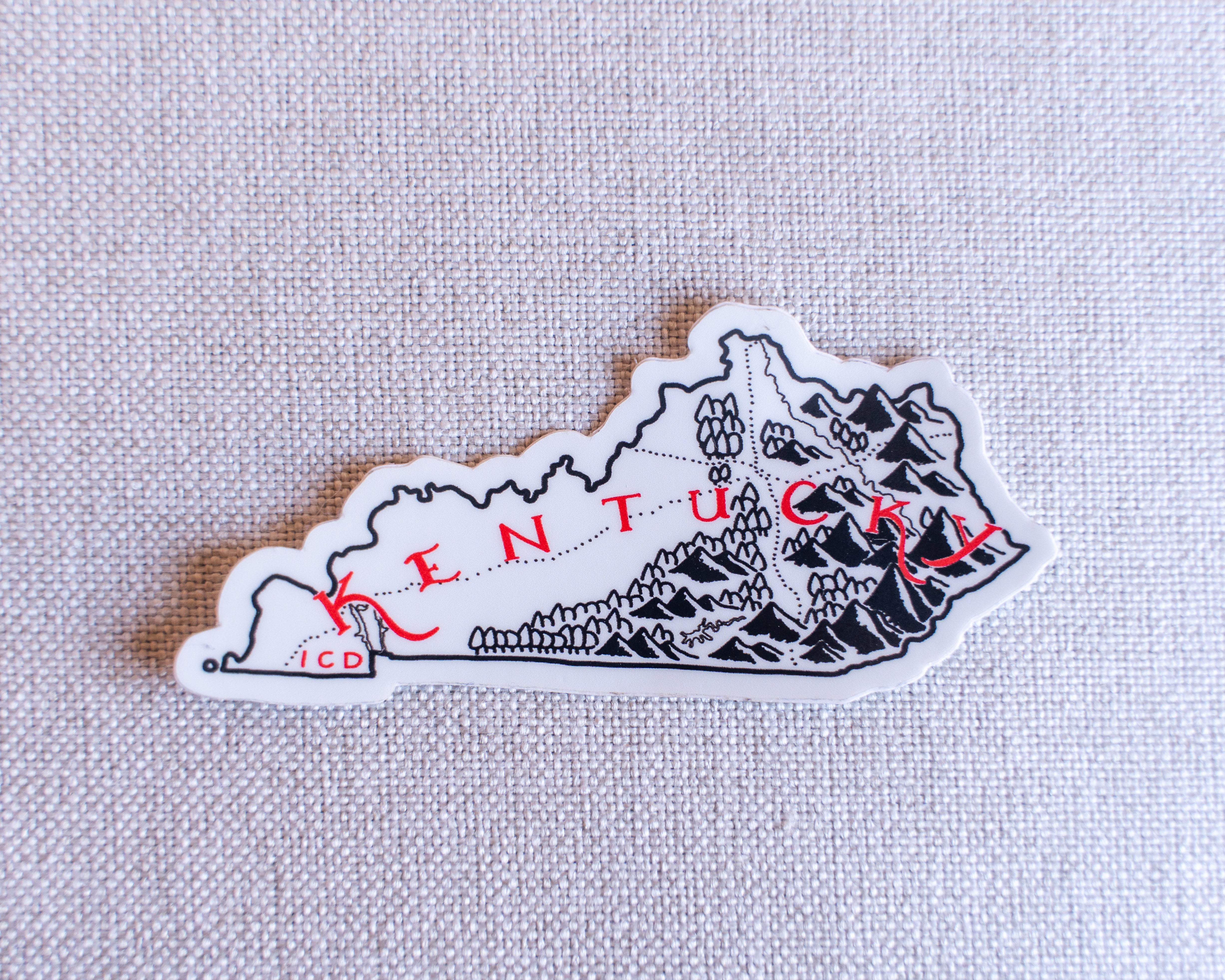 Ky's Sticker Kentucky Sticker 4-Pack – Lord of Maps