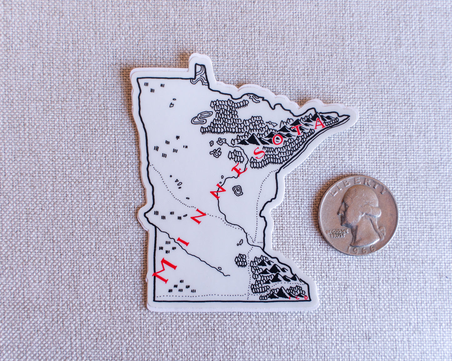 Minnesota Sticker 4-Pack