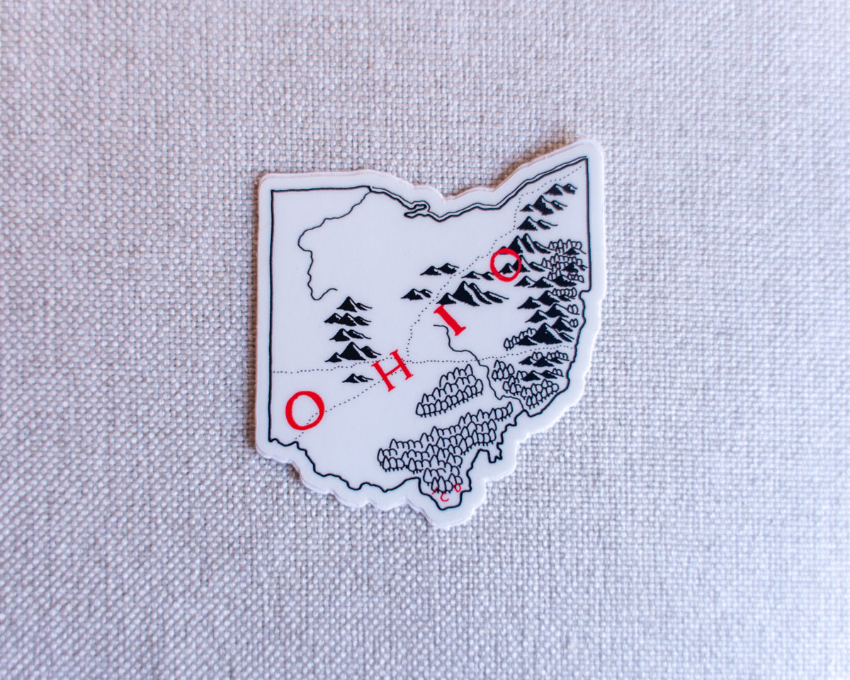 Ohio Roots Sticker Ohio Sticker 4-Pack – Lord of Maps