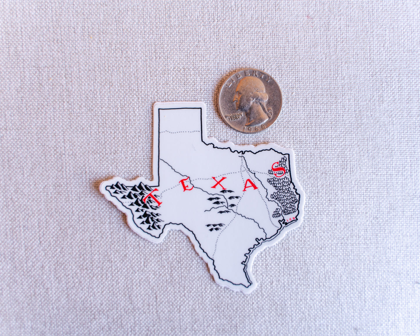 Texas Sticker 4-Pack