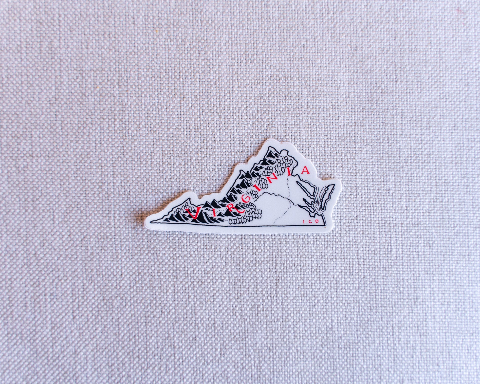 Virginia Sticker 4-Pack – Lord of Maps