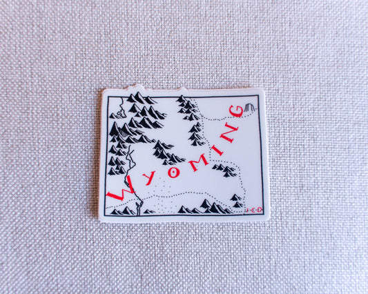 Wyoming Sticker 4-Pack
