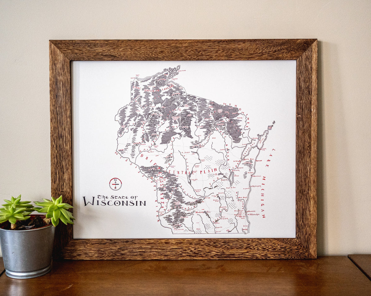 Wisconsin Map – Lord of Maps