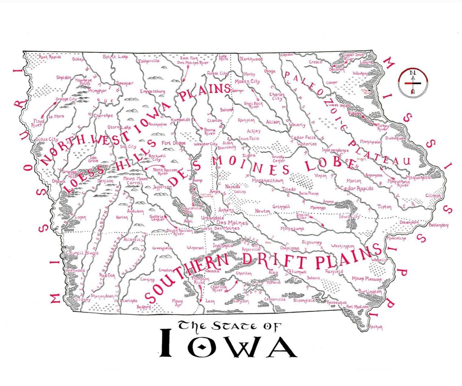 Amana Iowa Map